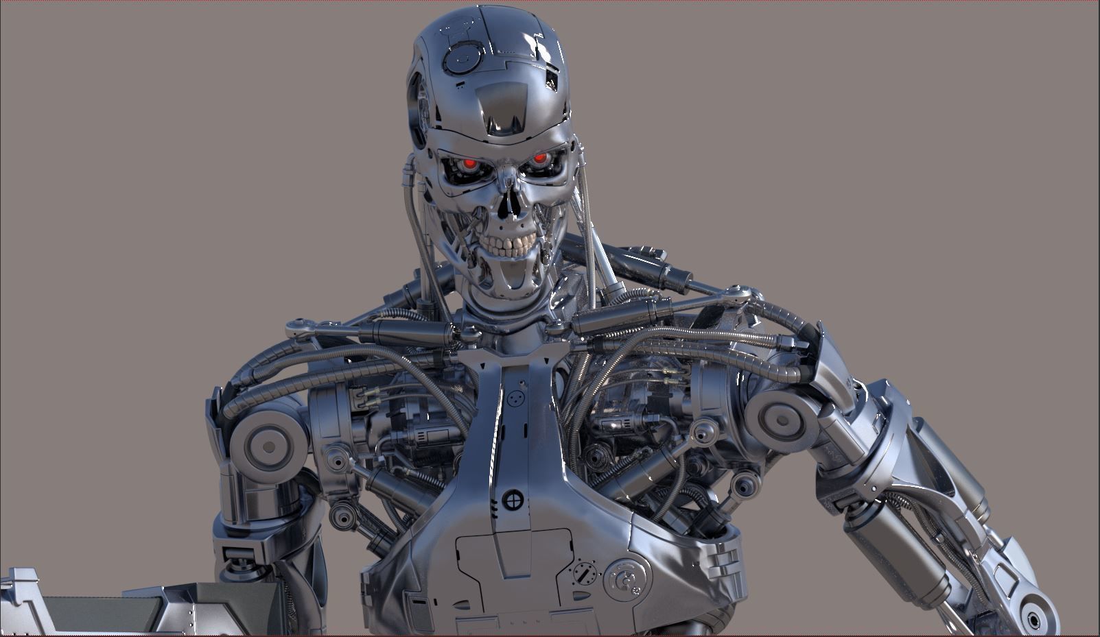 Terminator T800 Salvation Endoskeleton 3D model_7