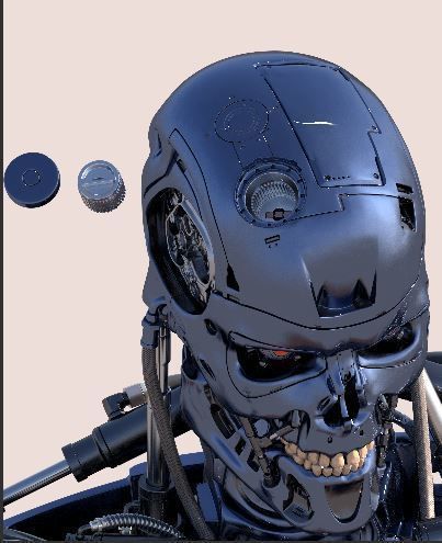 Terminator T800 Salvation Endoskeleton 3D model_15