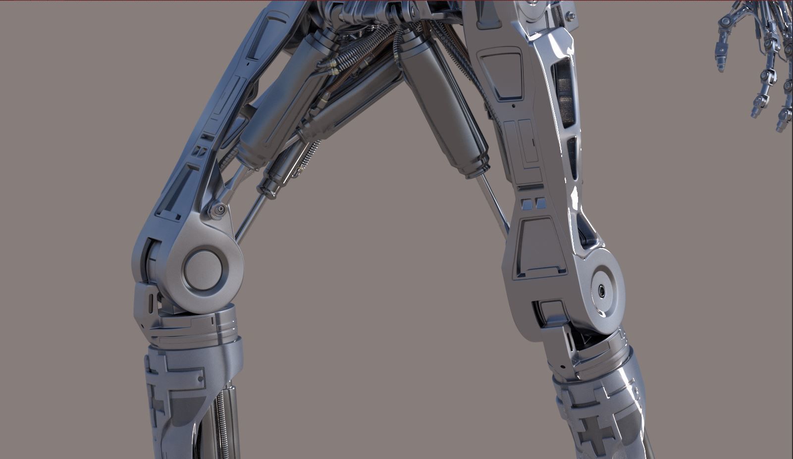 Terminator T800 Salvation Endoskeleton 3D model_25