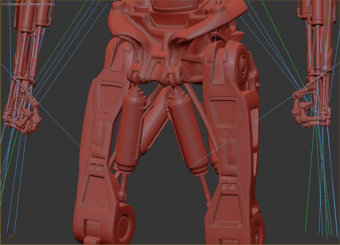 Terminator T800 Salvation Endoskeleton 3D model_62