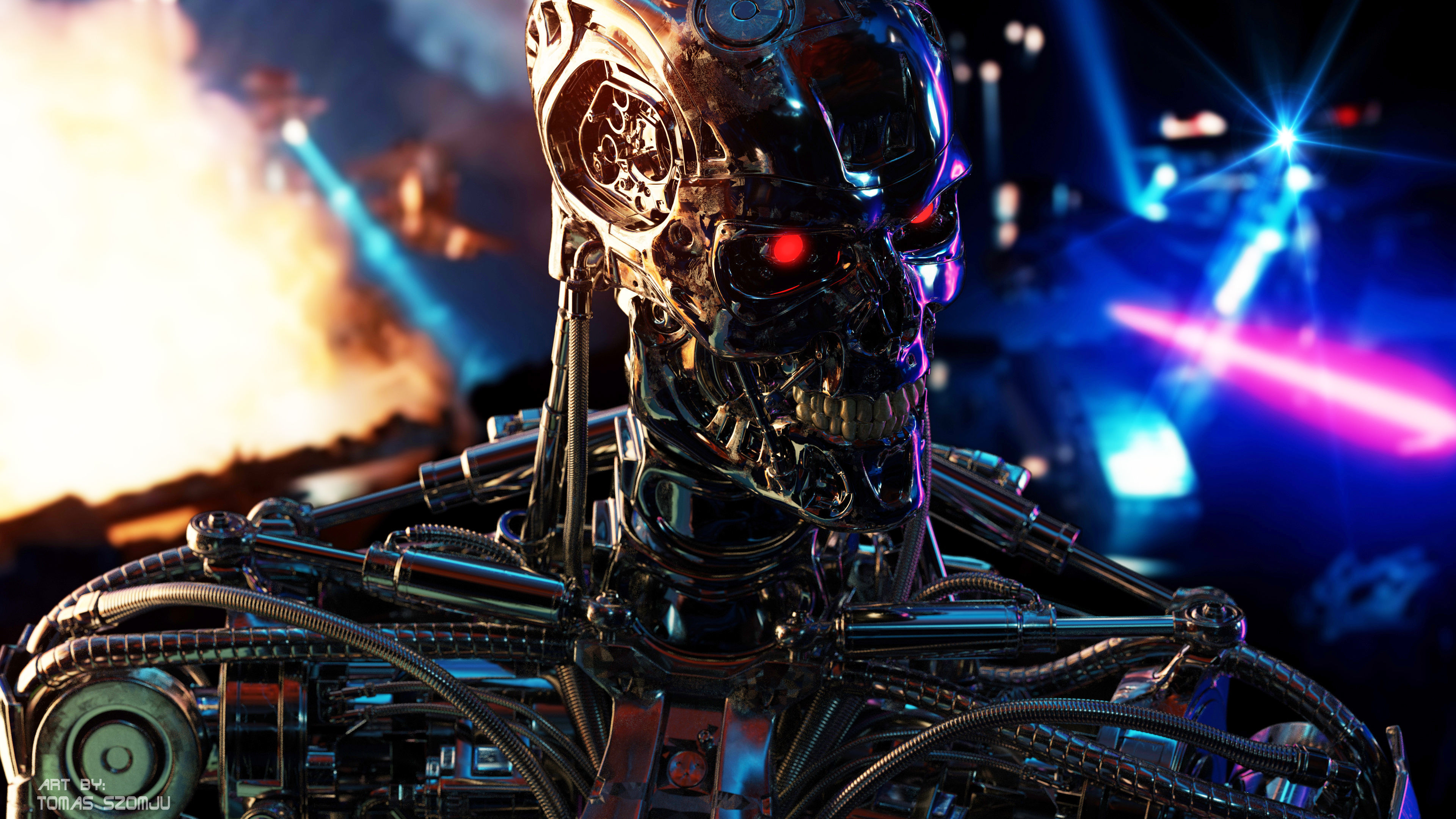 Terminator T800 Salvation Endoskeleton 3D model_1