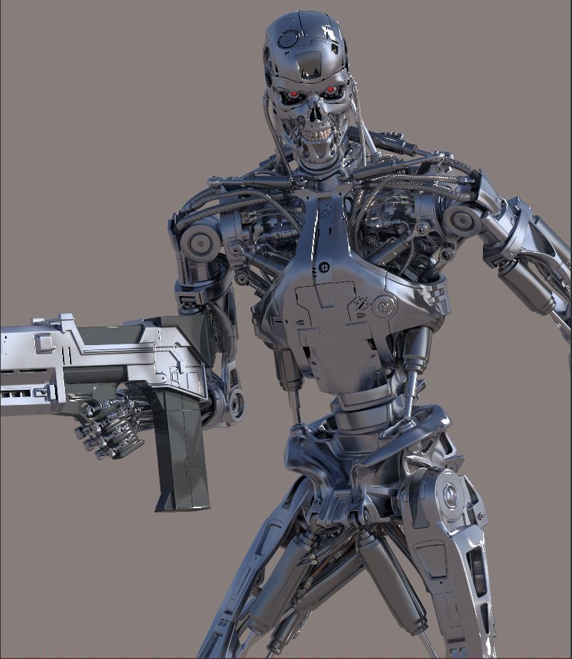 Terminator T800 Salvation Endoskeleton 3D model_23