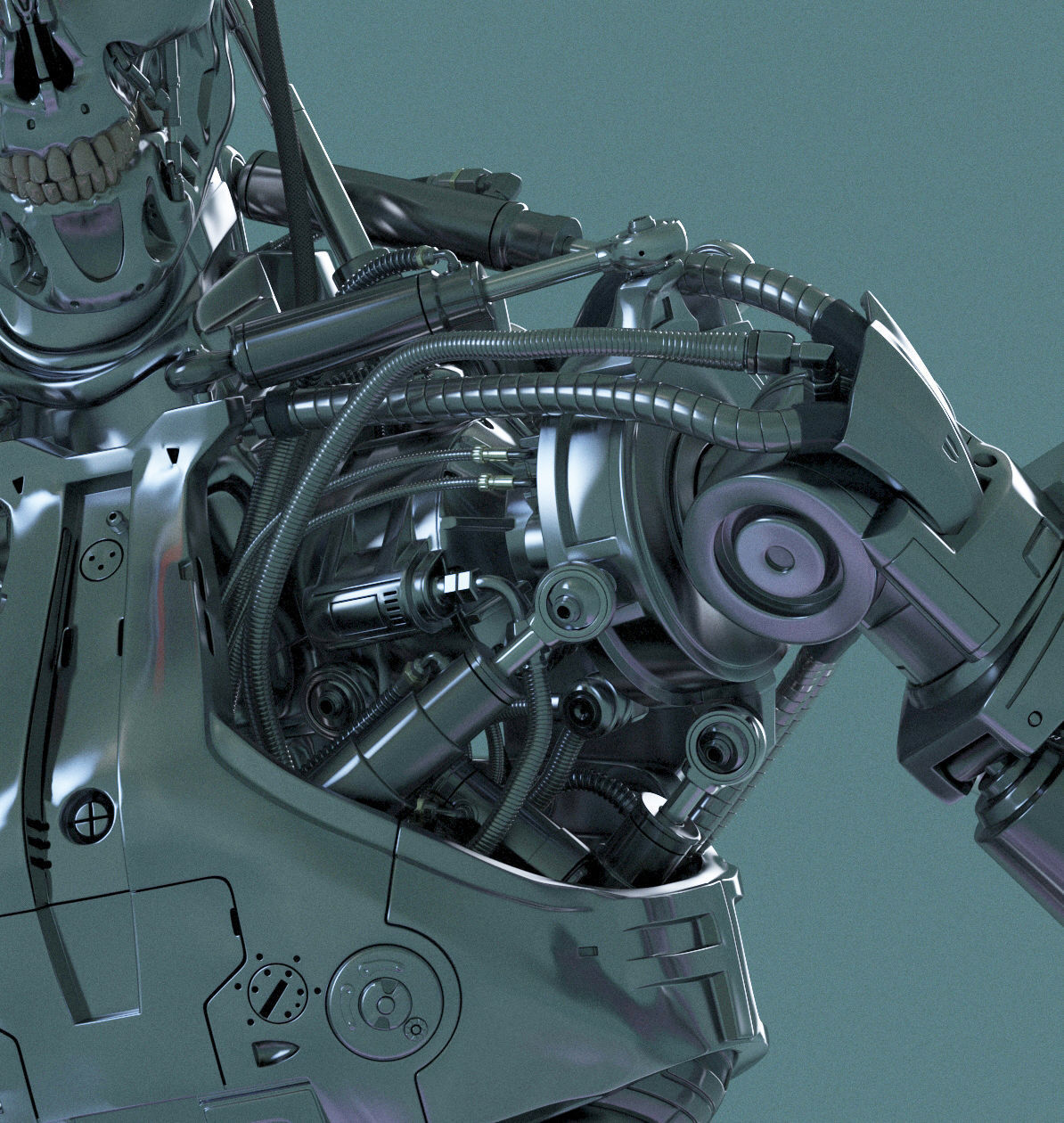 Terminator T800 Salvation Endoskeleton 3D model_76