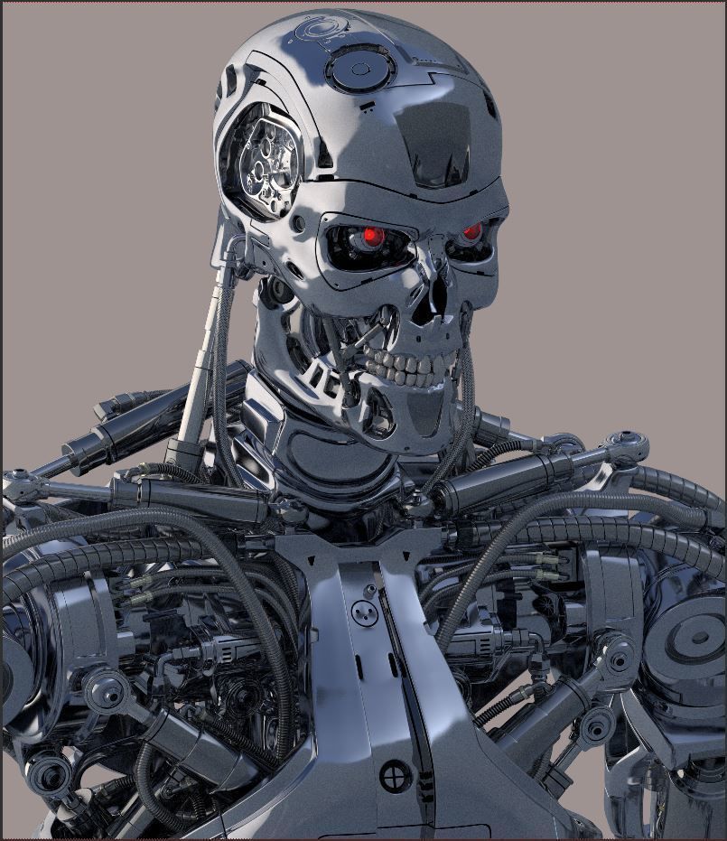 Terminator T800 Salvation Endoskeleton 3D model_8