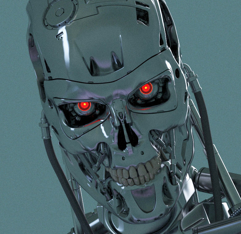 Terminator T800 Salvation Endoskeleton 3D model_5