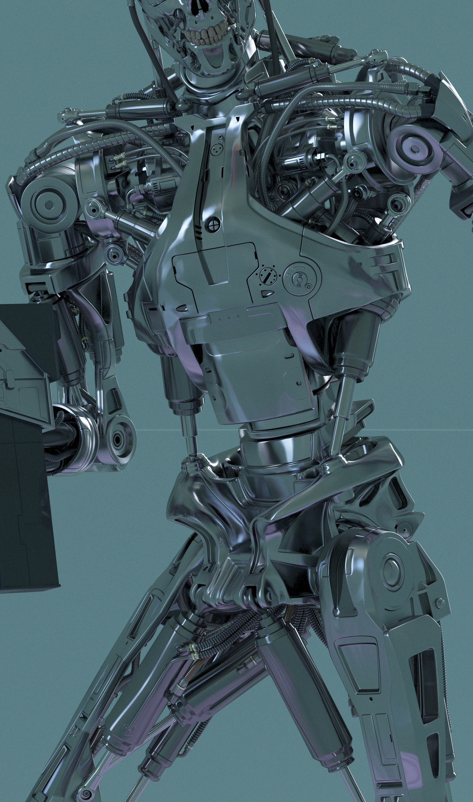 Terminator T800 Salvation Endoskeleton 3D model_6