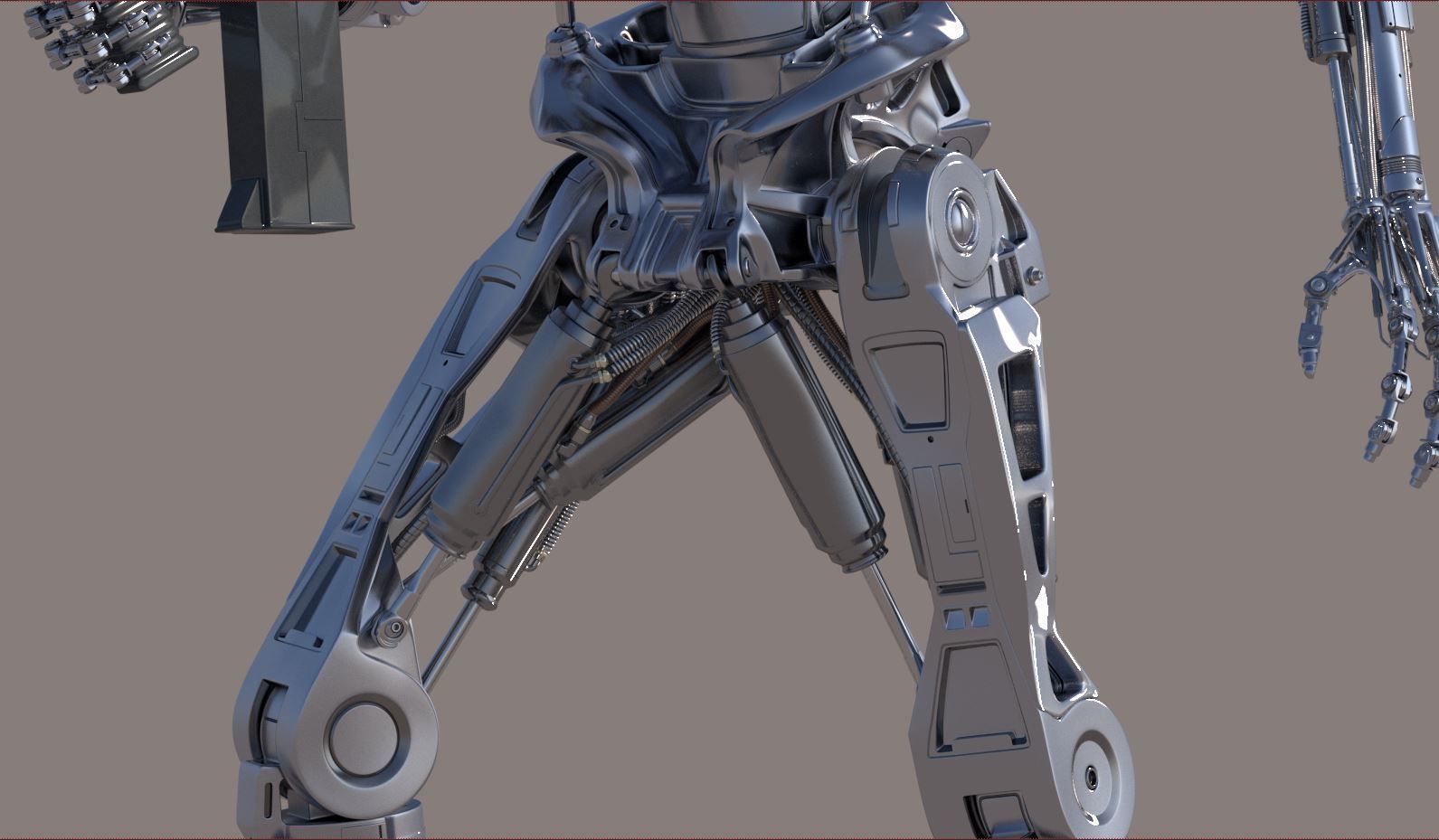 Terminator T800 Salvation Endoskeleton 3D model_24