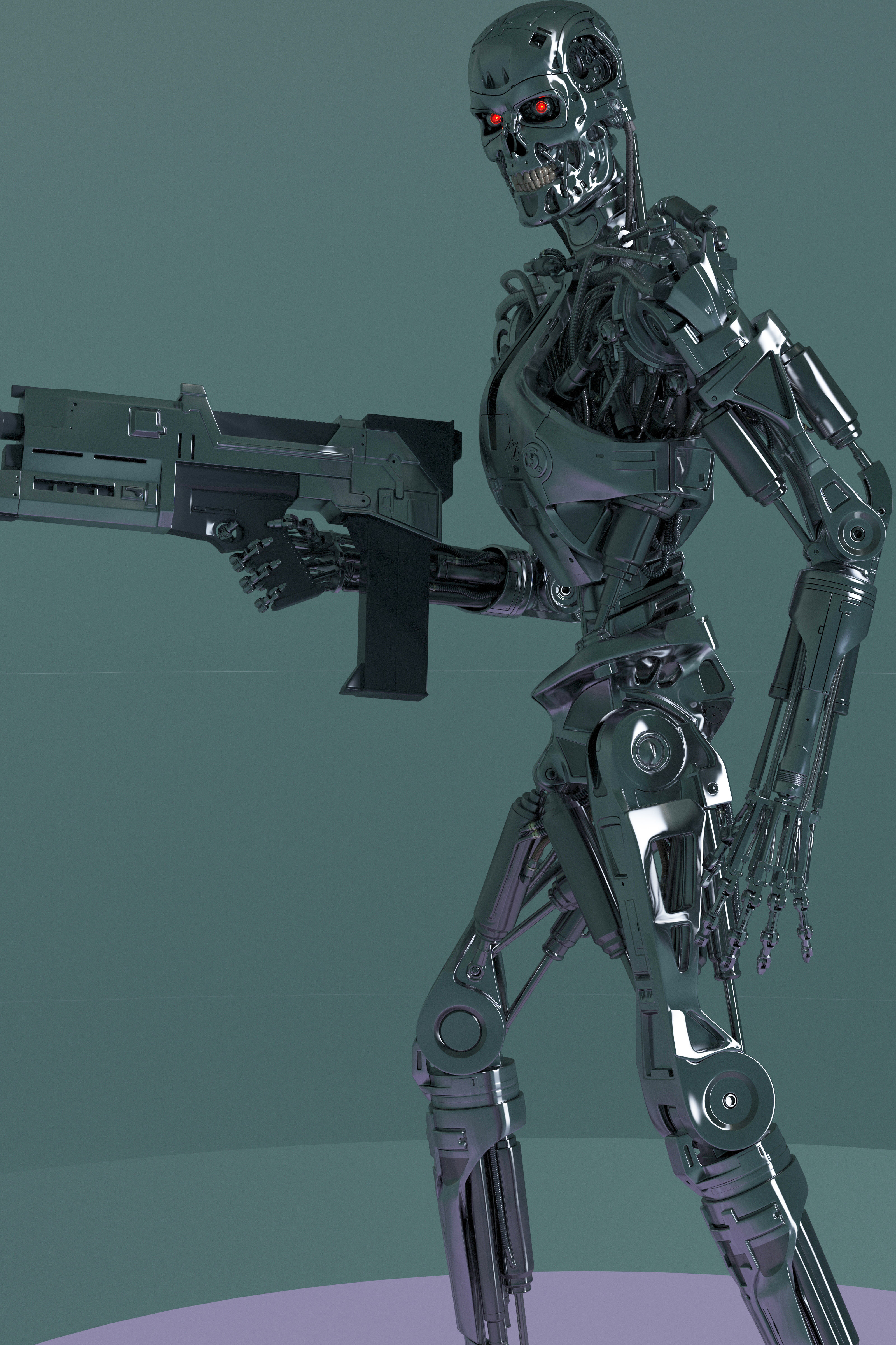 Terminator T800 Salvation Endoskeleton 3D model_13