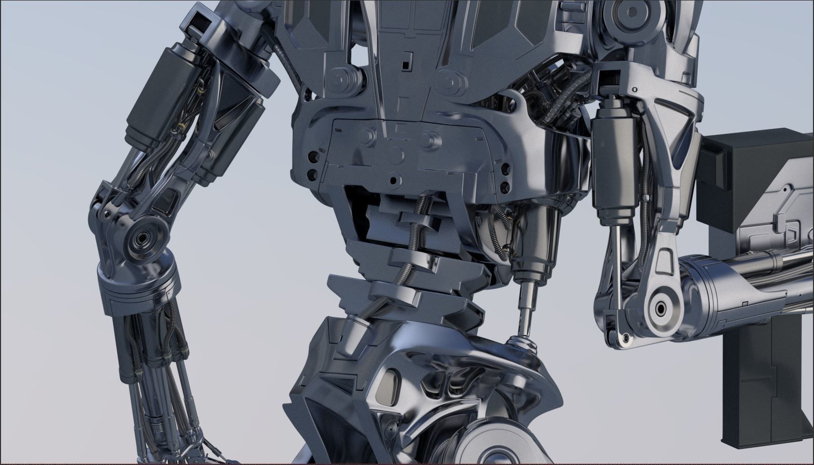 Terminator T800 Salvation Endoskeleton 3D model_41