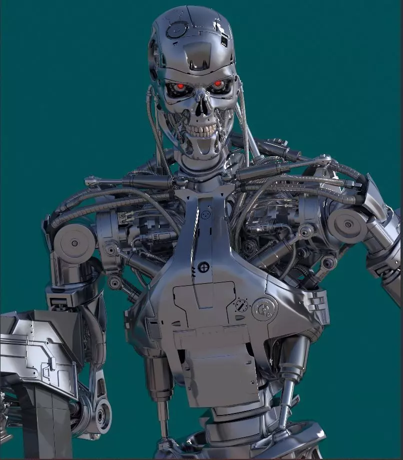 Terminator T800 Salvation Endoskeleton 3D model_0