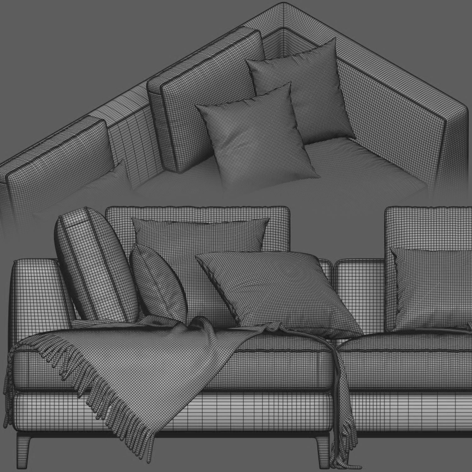 Lucrezia Chaise Longue Sofa 02 3D model_4