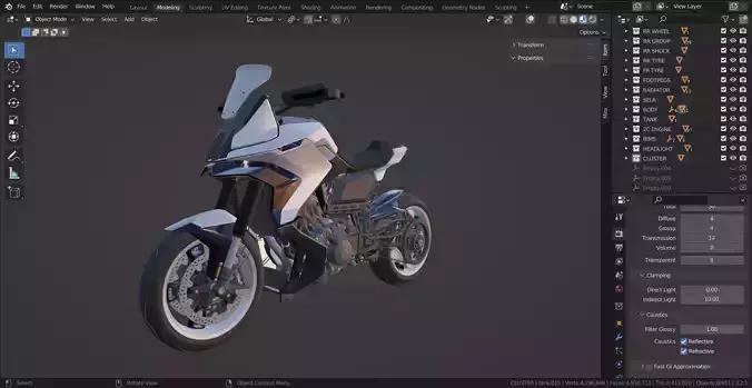hybrid crossover motorcycle 