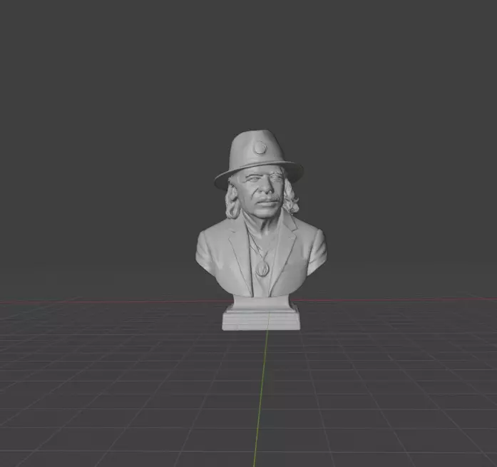 Carlos Santana 3D print model
