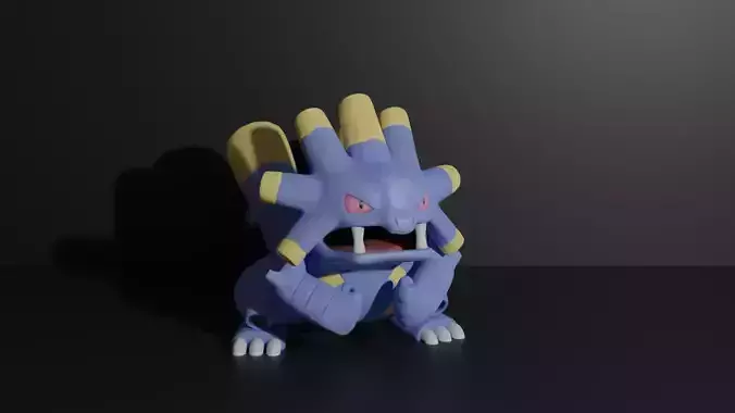 Exploud pokemon 3D print model 3D print model