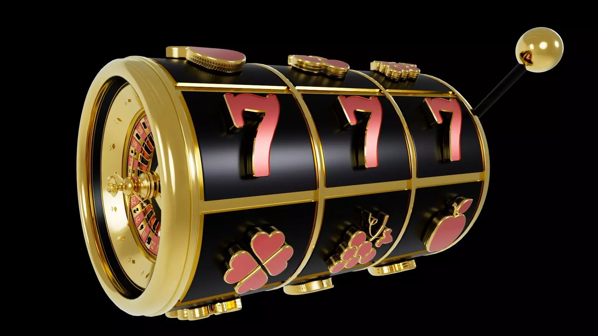 Casino 3D Roulette and Slot 3D model_0