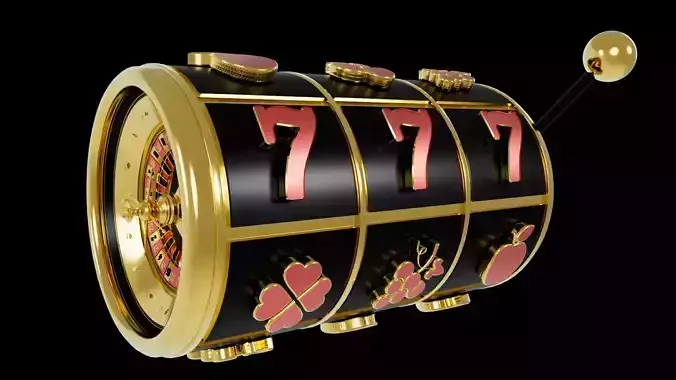 Casino 3D Roulette and Slot 3D model