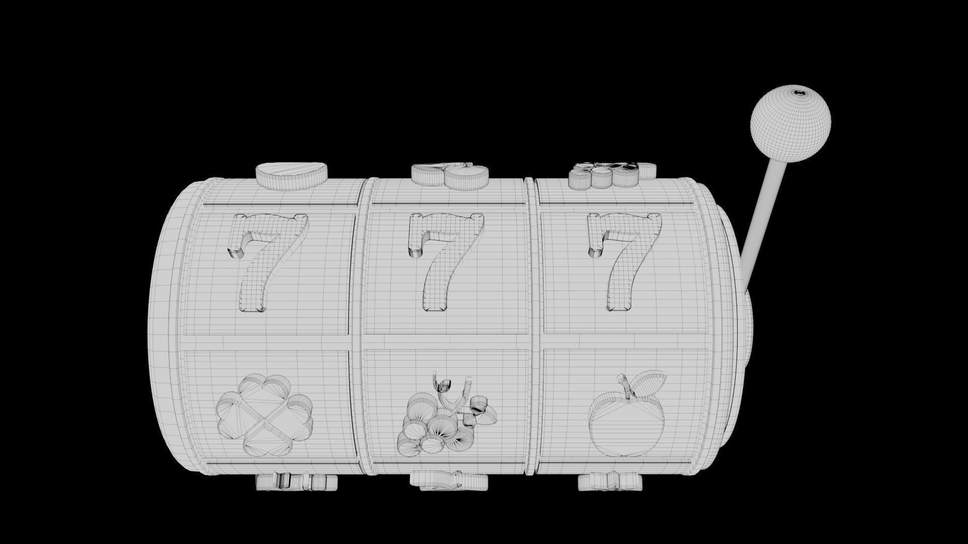 Casino 3D Roulette and Slot 3D model_6