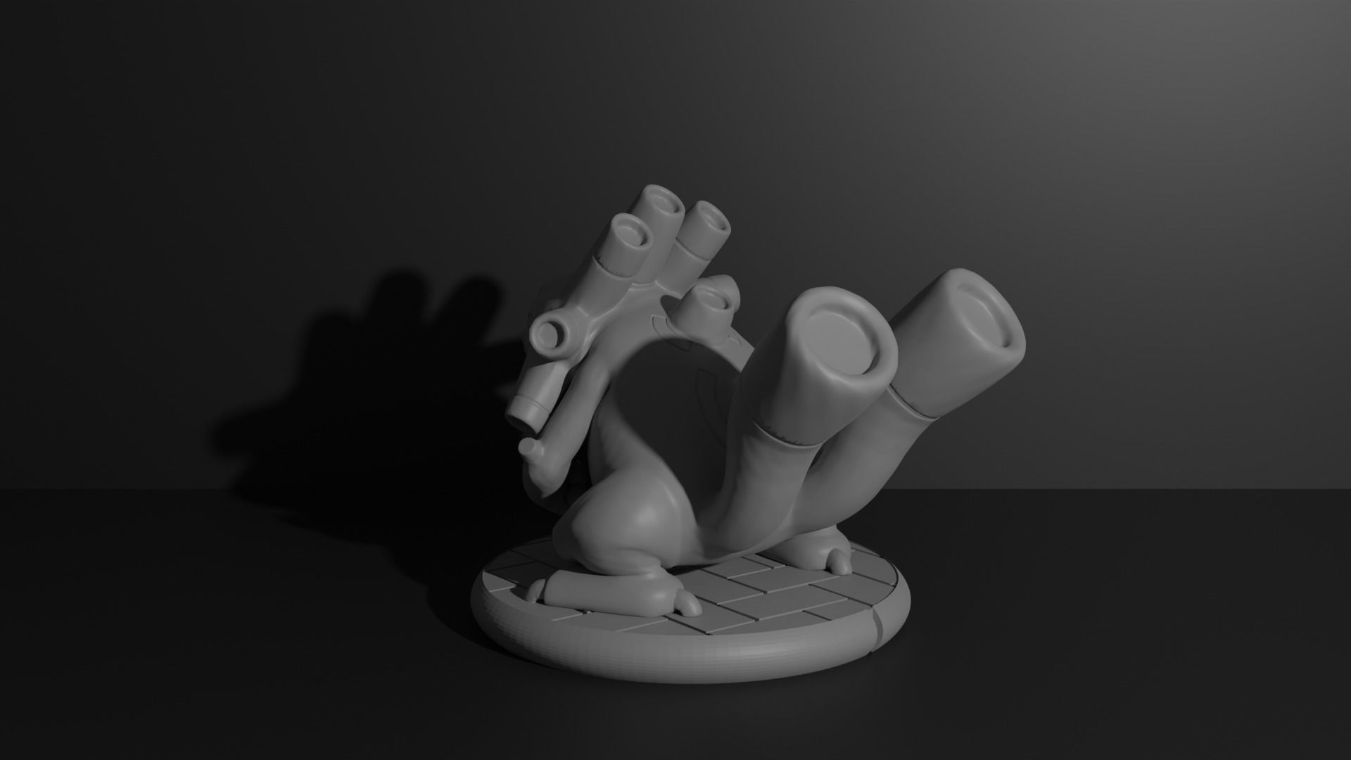 Whismur Loudred and Exploud 3D print model 3D print model_24