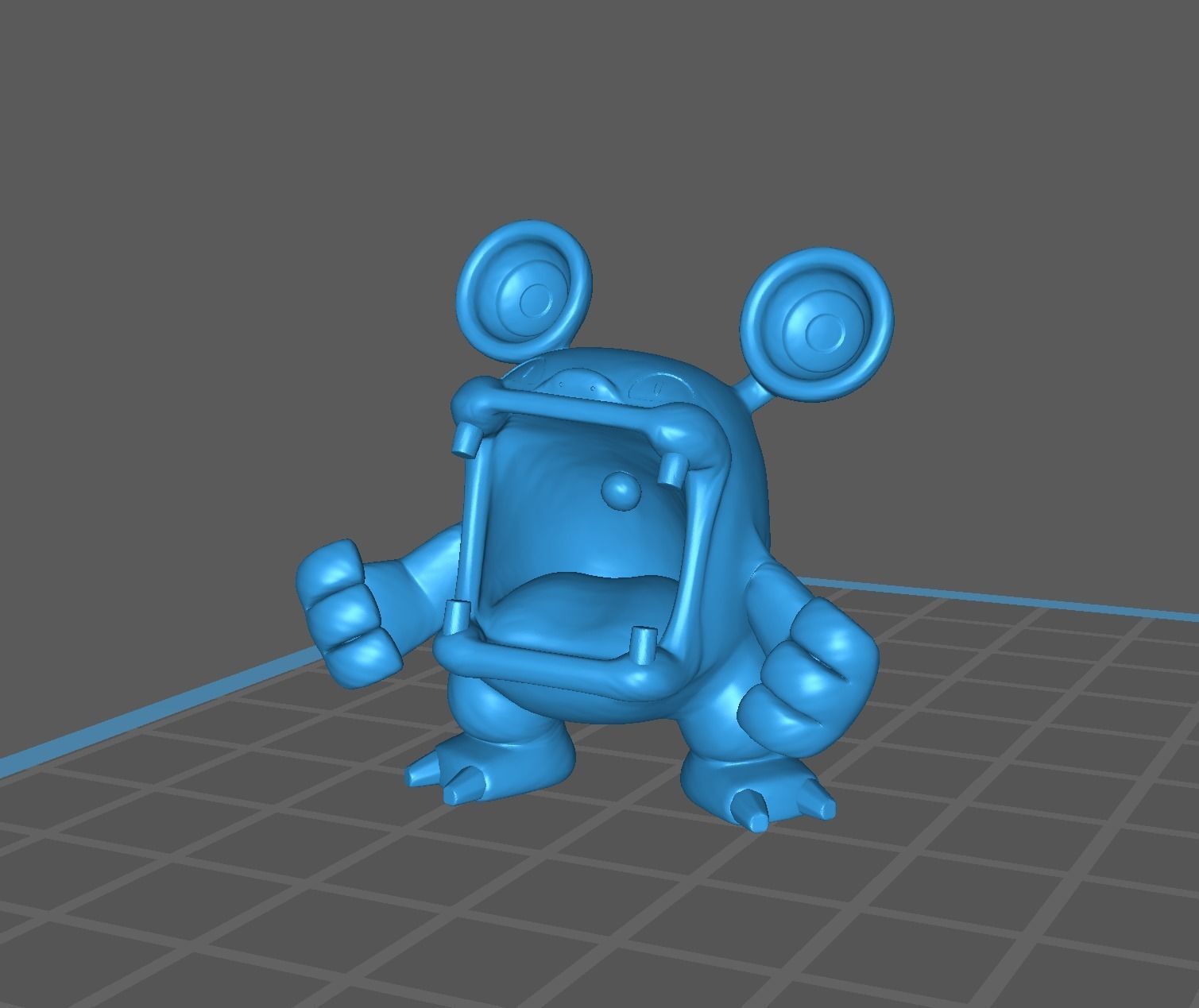 Whismur Loudred and Exploud 3D print model 3D print model_33