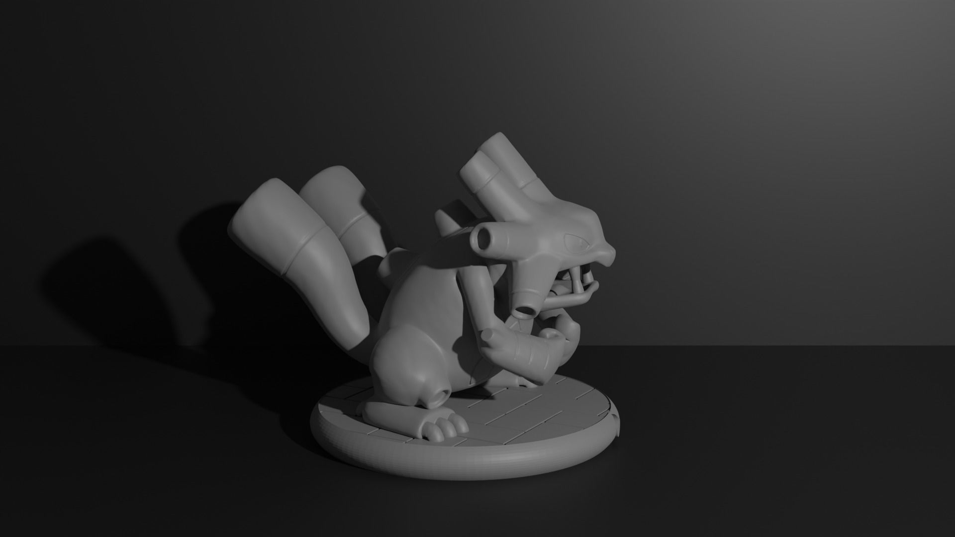 Whismur Loudred and Exploud 3D print model 3D print model_23