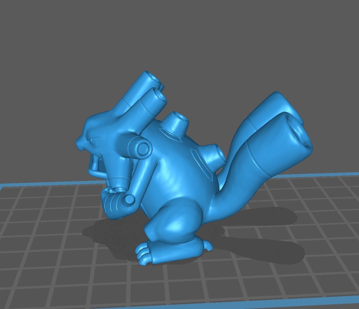 Whismur Loudred and Exploud 3D print model 3D print model_39