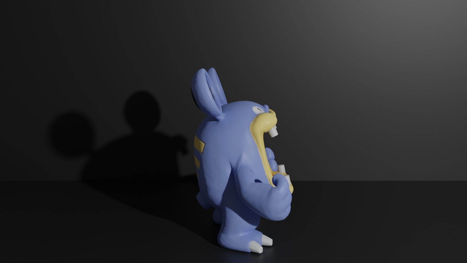 Whismur Loudred and Exploud 3D print model 3D print model_7