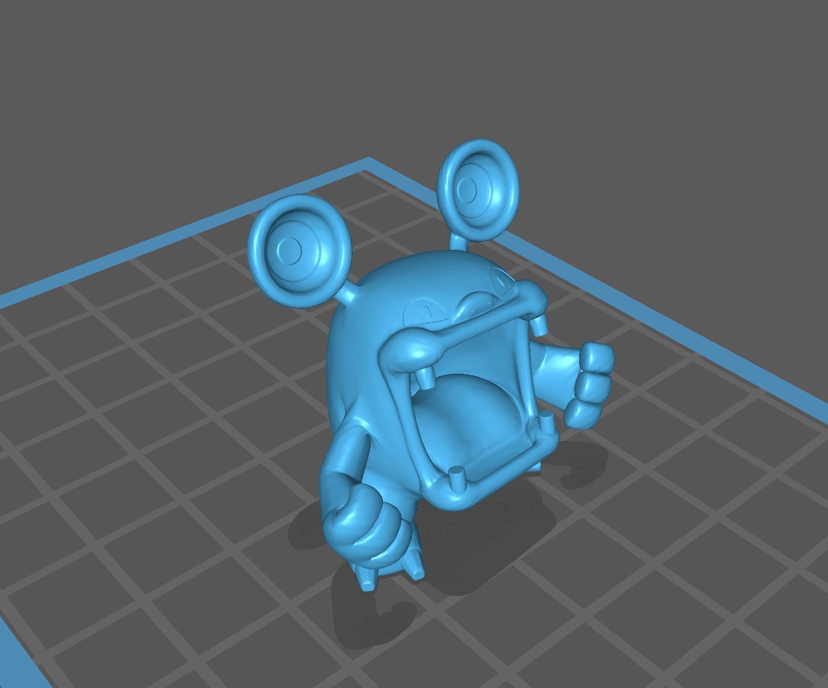 Whismur Loudred and Exploud 3D print model 3D print model_32