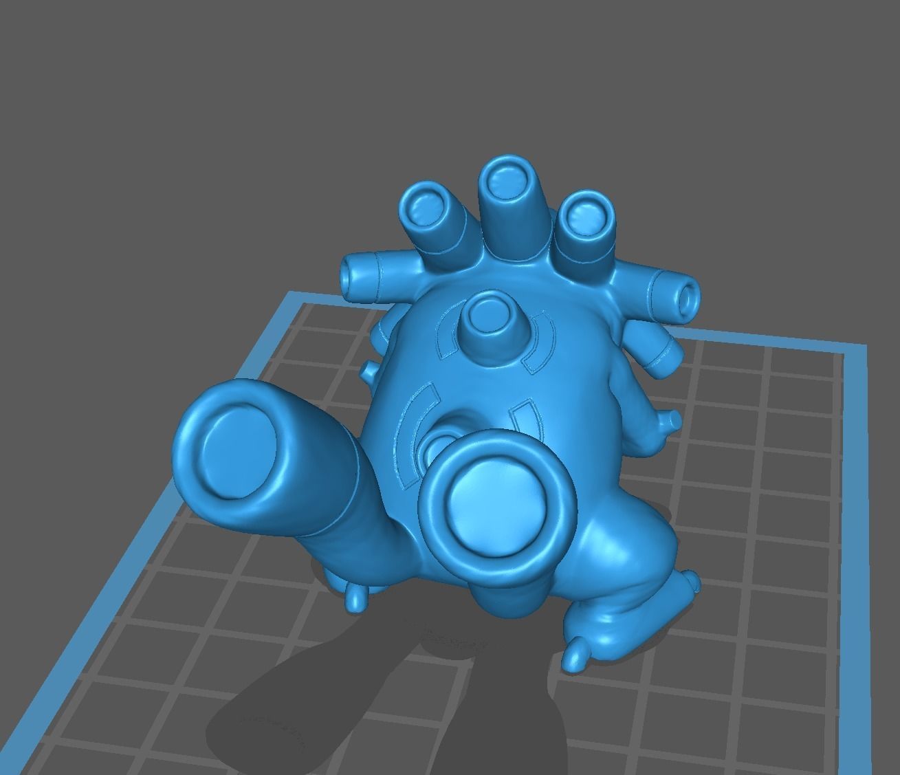 Whismur Loudred and Exploud 3D print model 3D print model_40