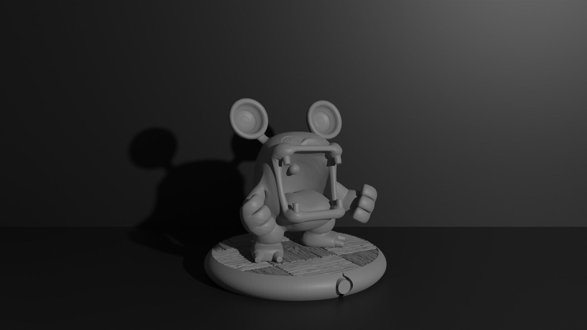 Whismur Loudred and Exploud 3D print model 3D print model_18