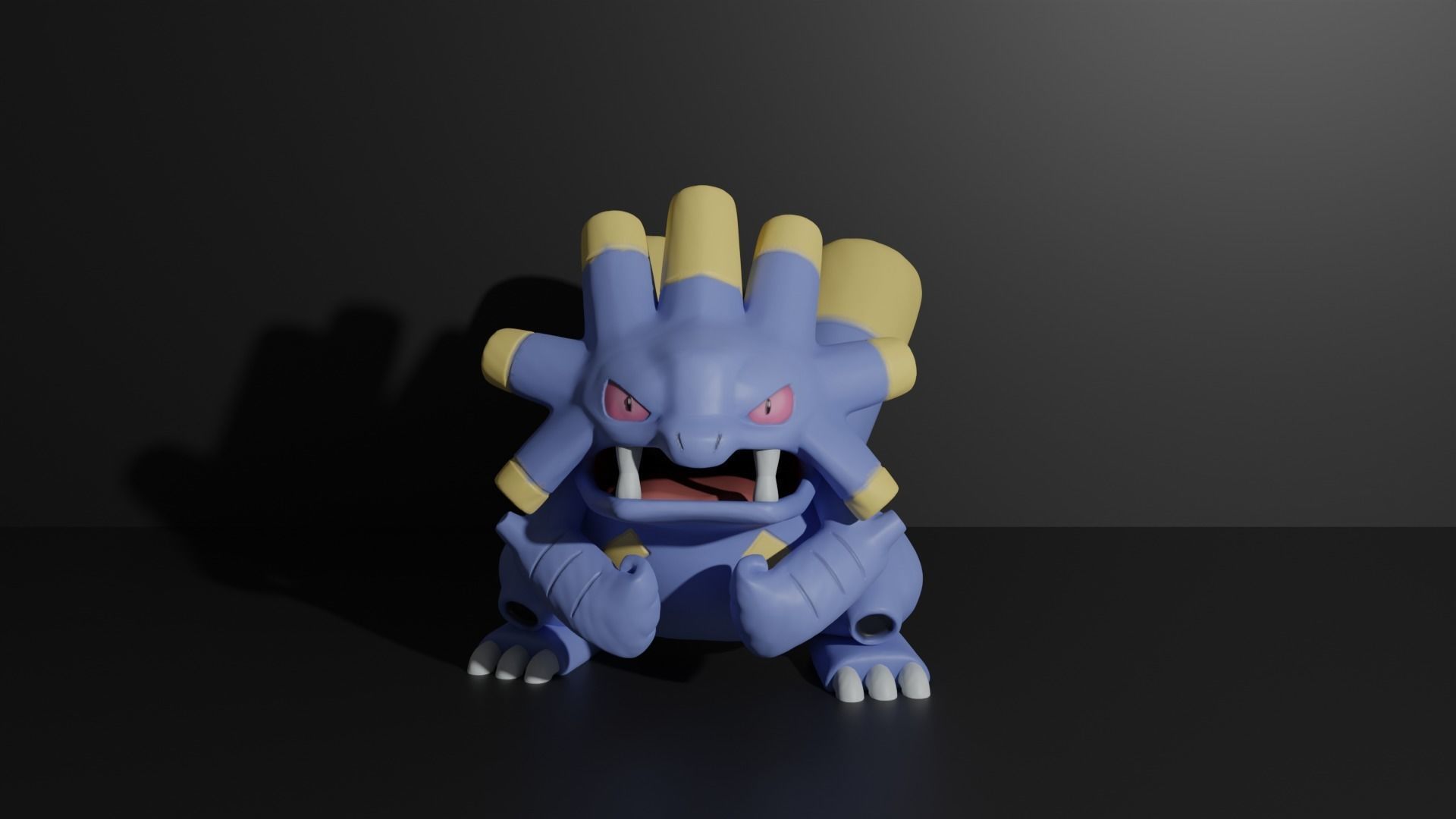 Whismur Loudred and Exploud 3D print model 3D print model_9