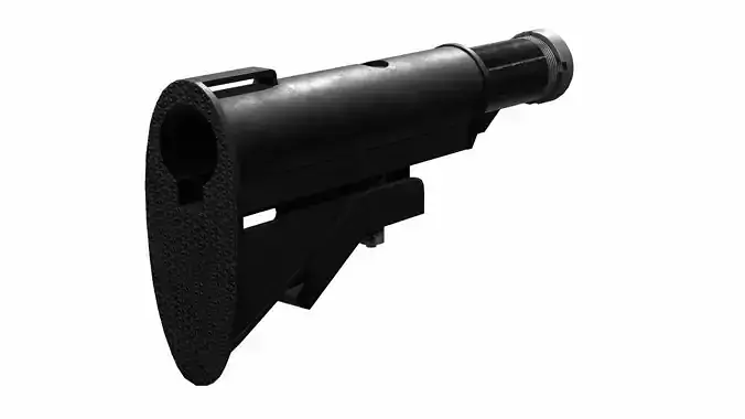 AR Buttstock Standard AR-15 rifle collapsible crane stock