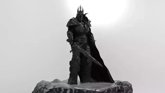 Arthas Menethil The Lich King 3D print model