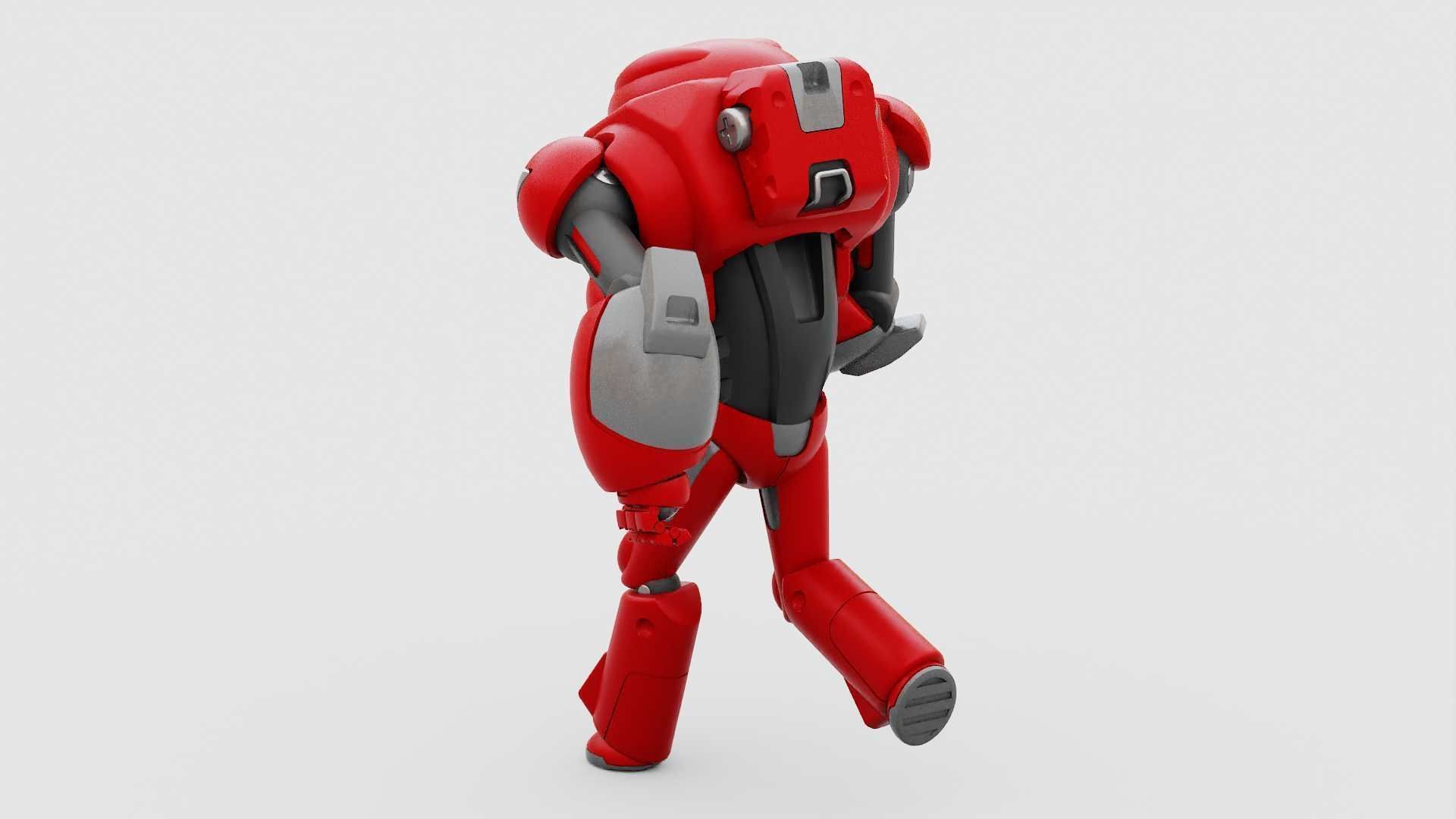 BATTLE DROID XZERON RIGGED 3D model_25