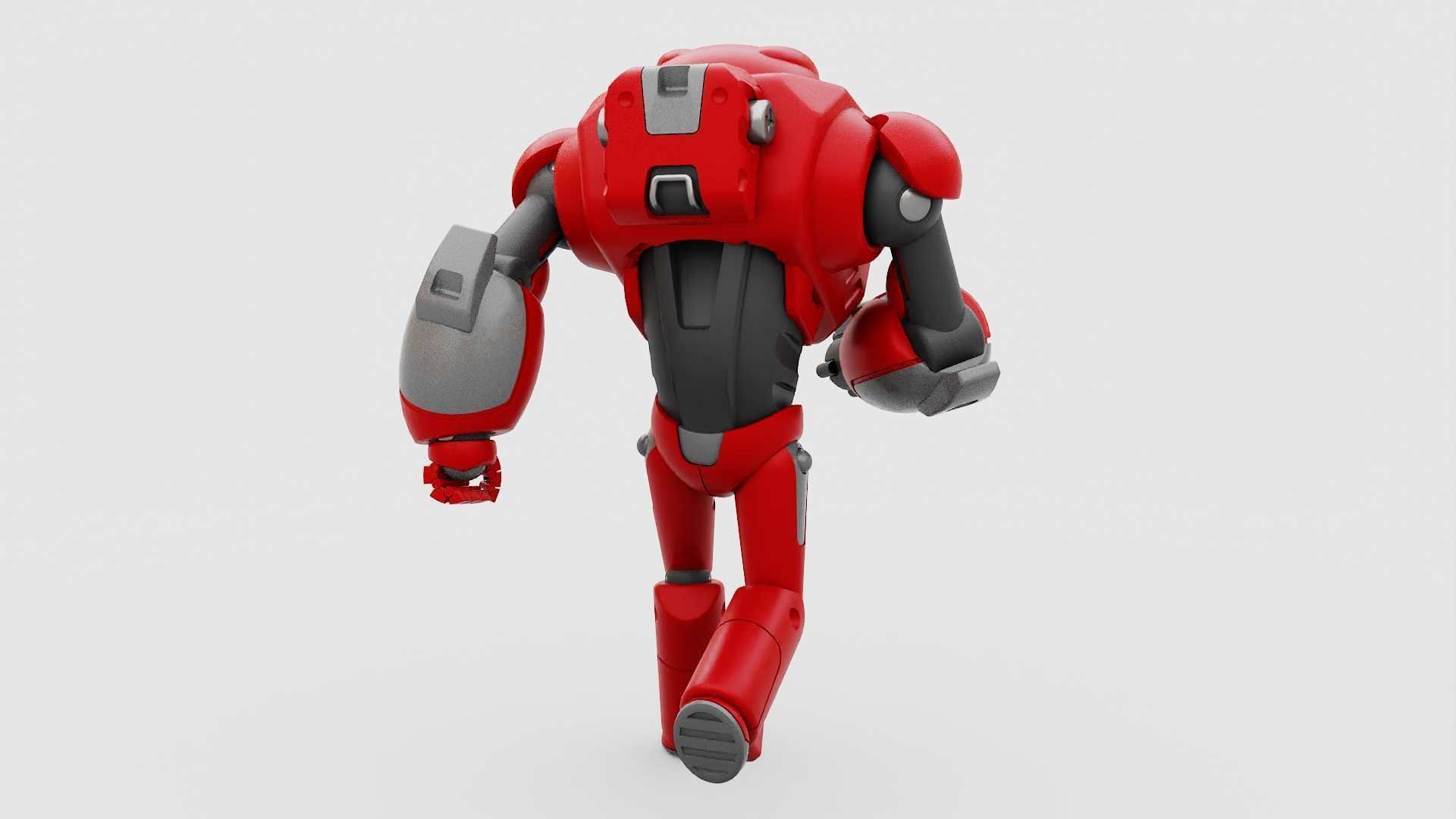 BATTLE DROID XZERON RIGGED 3D model_26