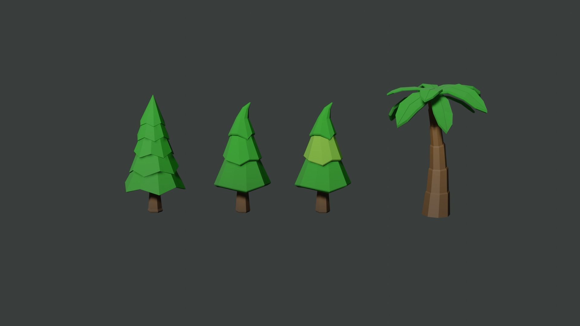 Low Poly Nature Assets Low-poly 3D model_5