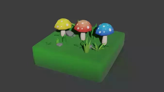  Low Poly Nature Assets