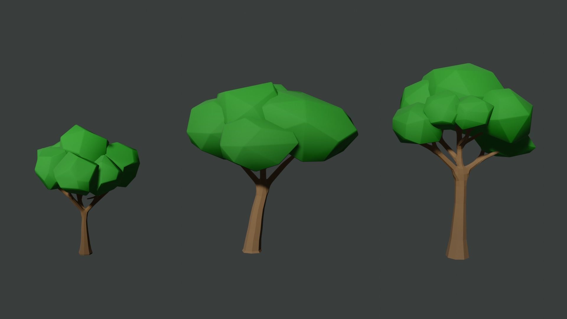 Low Poly Nature Assets Low-poly 3D model_4