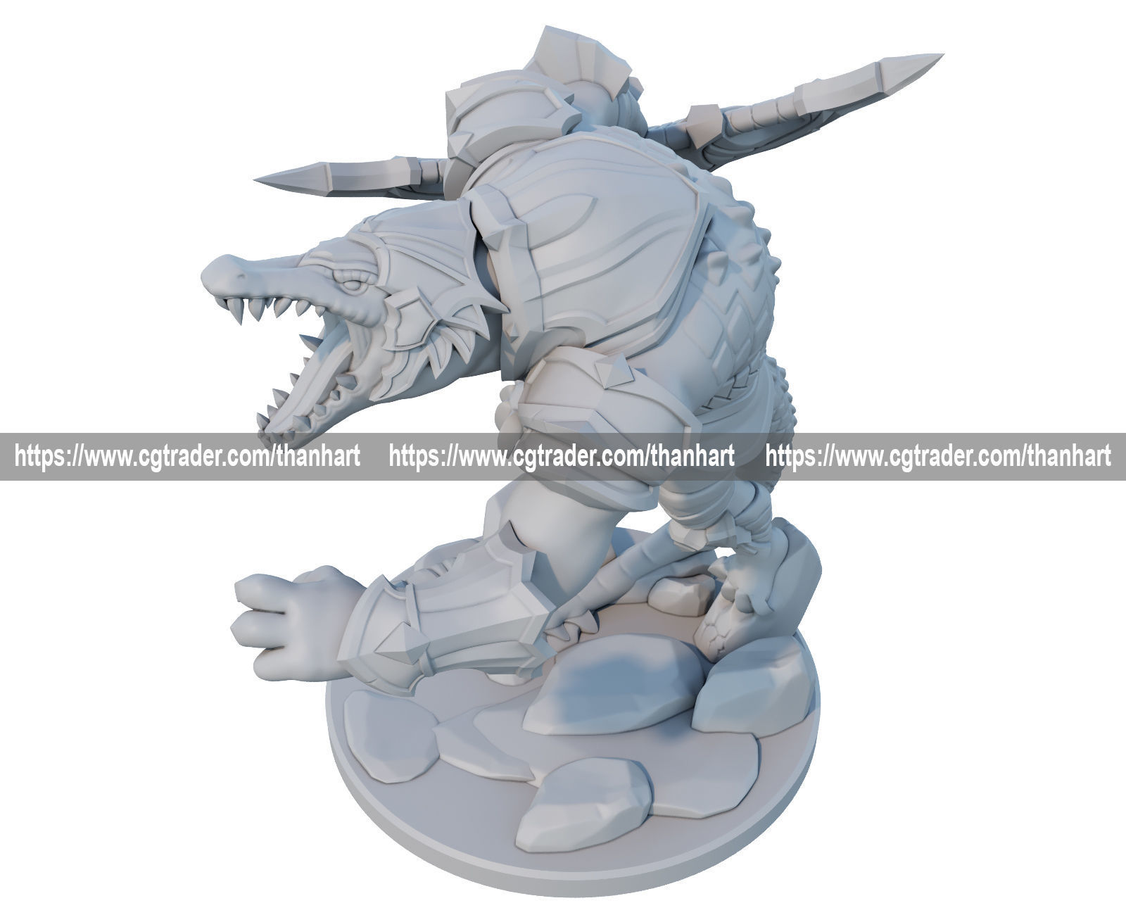 renekton 3D print model from League of Legends  3D print model_1