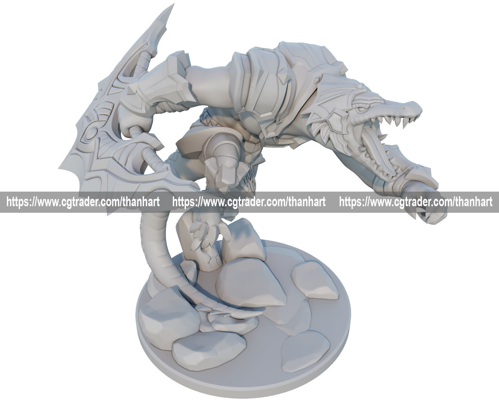 renekton 3D print model from League of Legends  3D print model_10