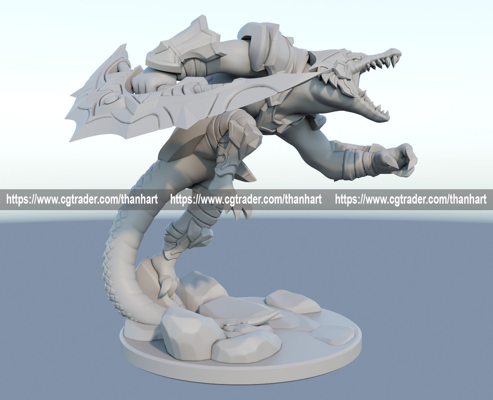 renekton 3D print model from League of Legends  3D print model_9