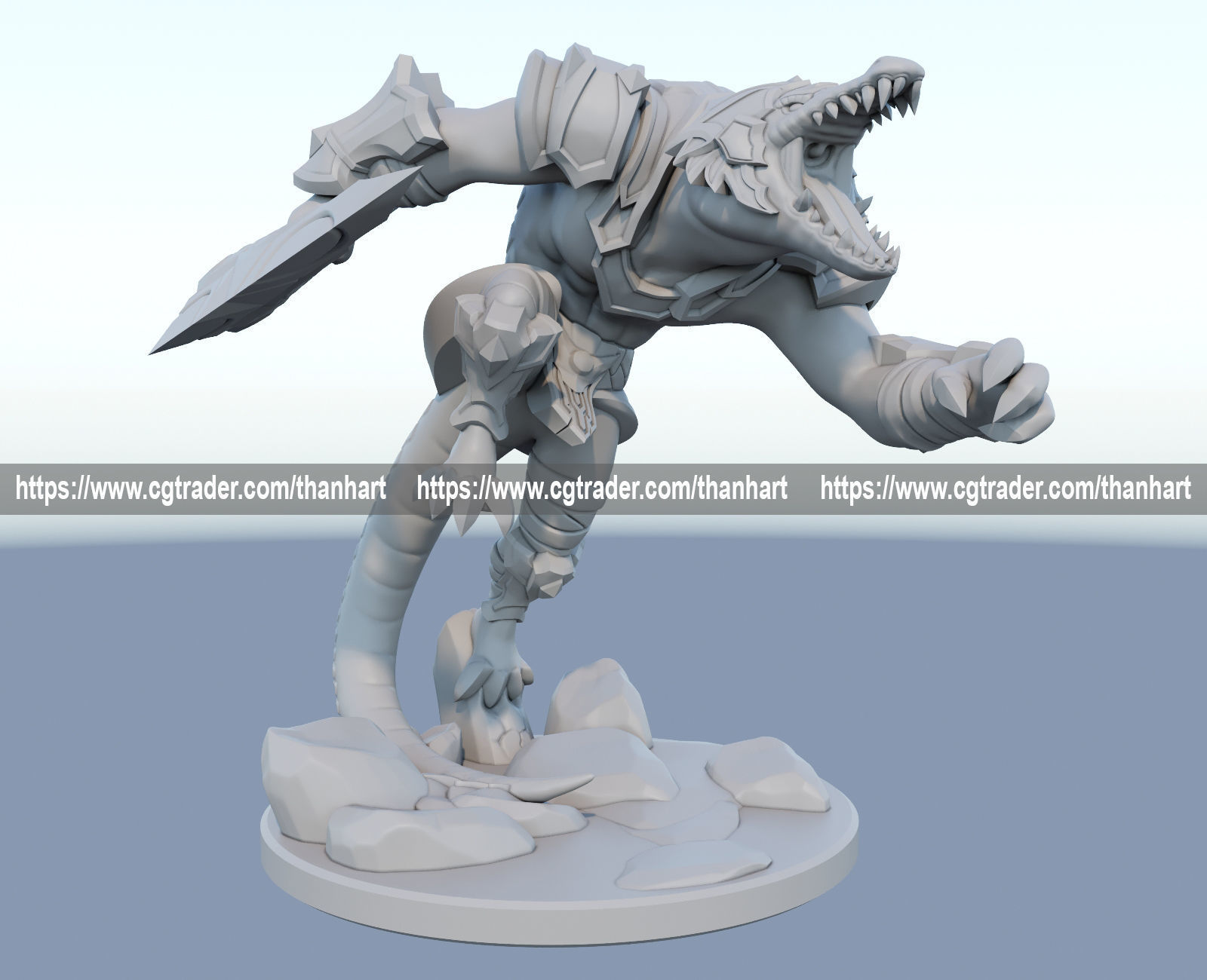 renekton 3D print model from League of Legends  3D print model_3