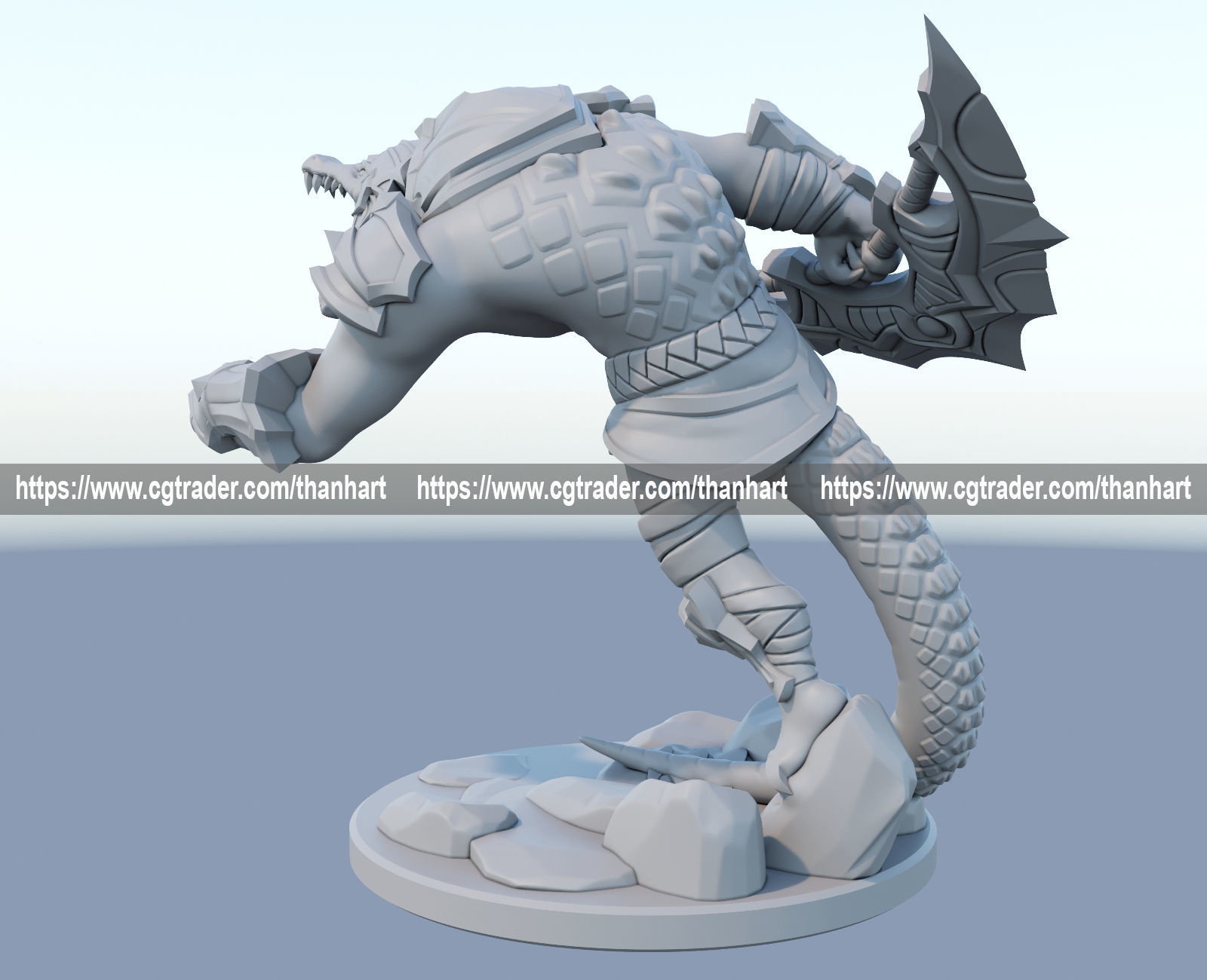 renekton 3D print model from League of Legends  3D print model_7