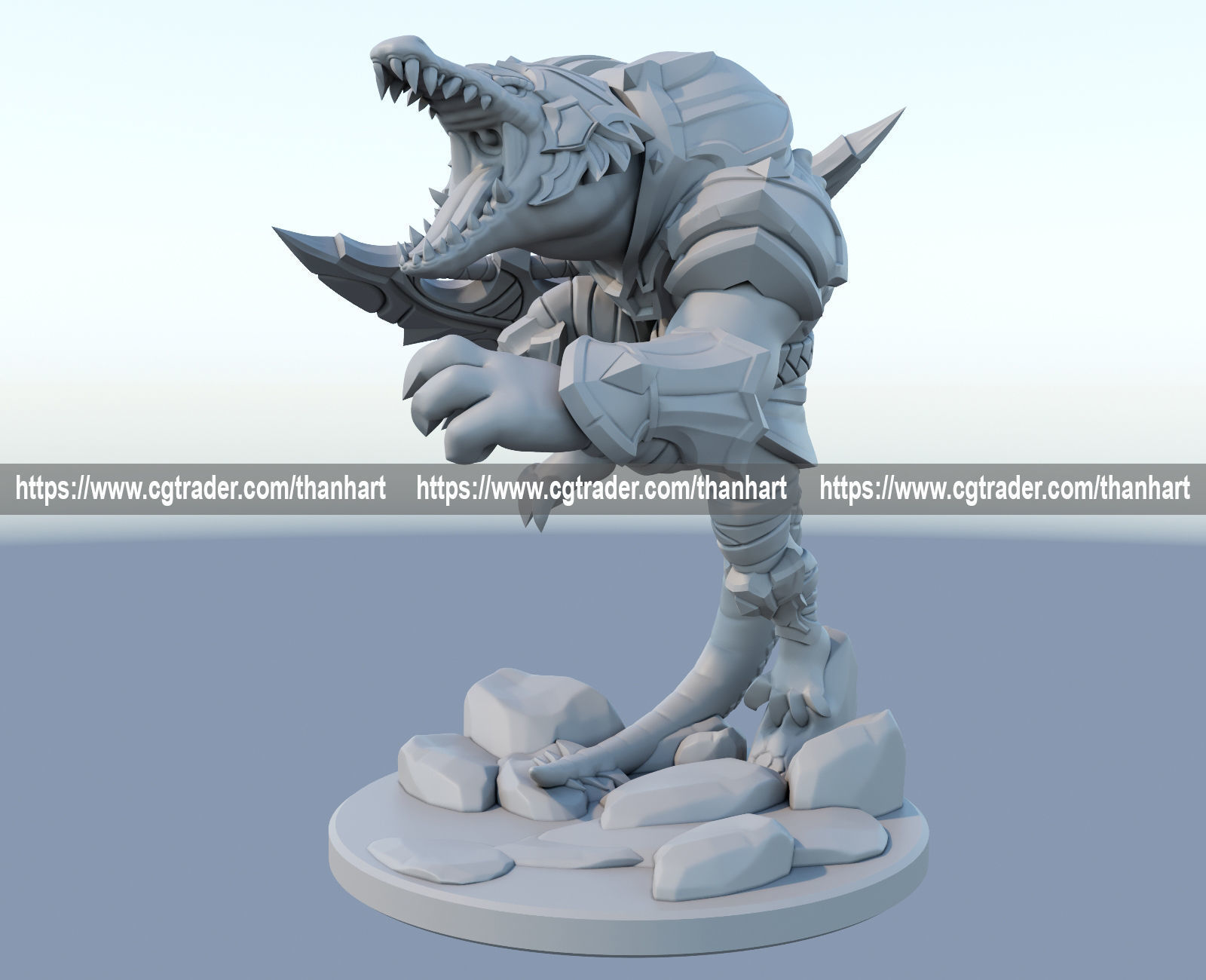 renekton 3D print model from League of Legends  3D print model_5