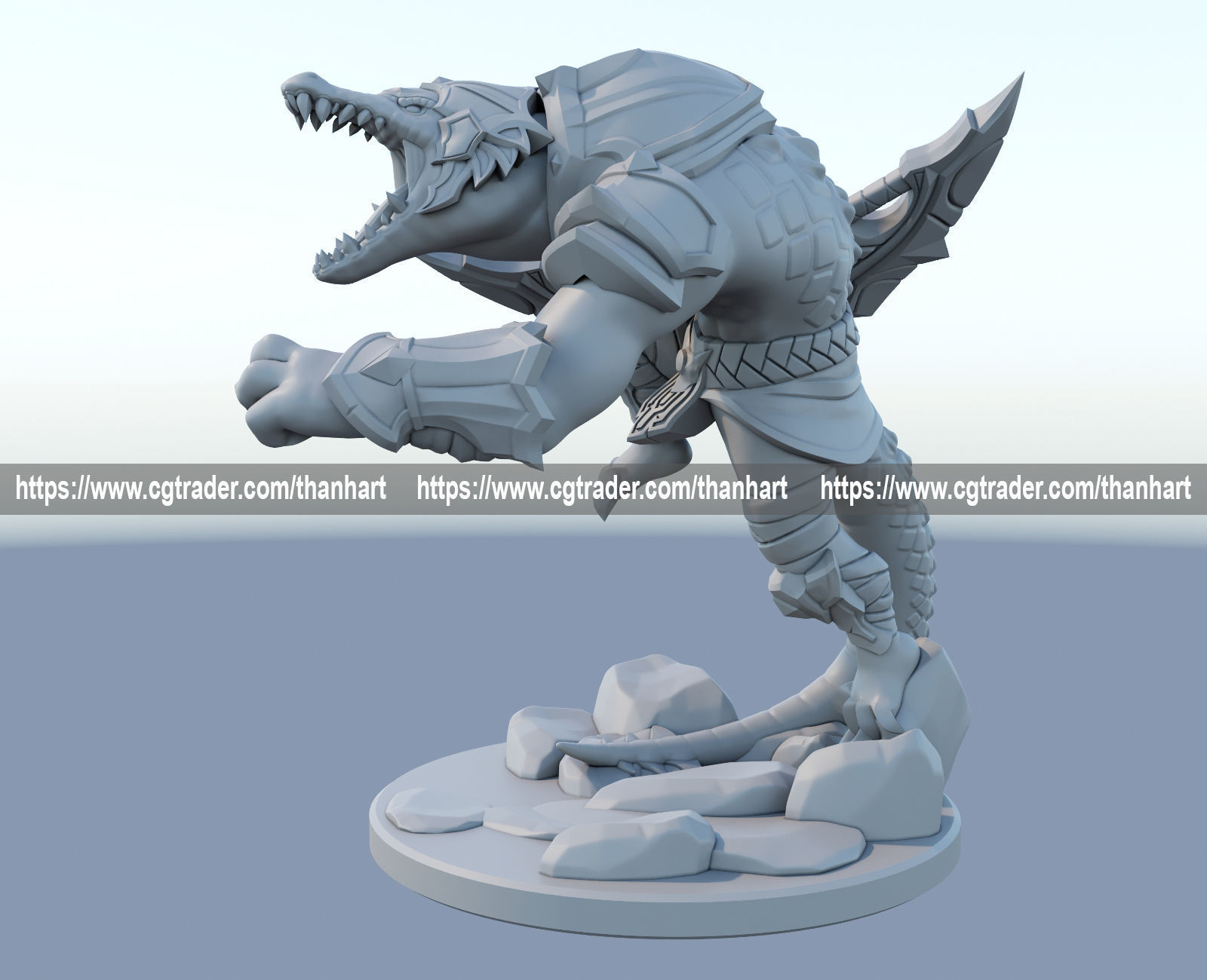 renekton 3D print model from League of Legends  3D print model_6