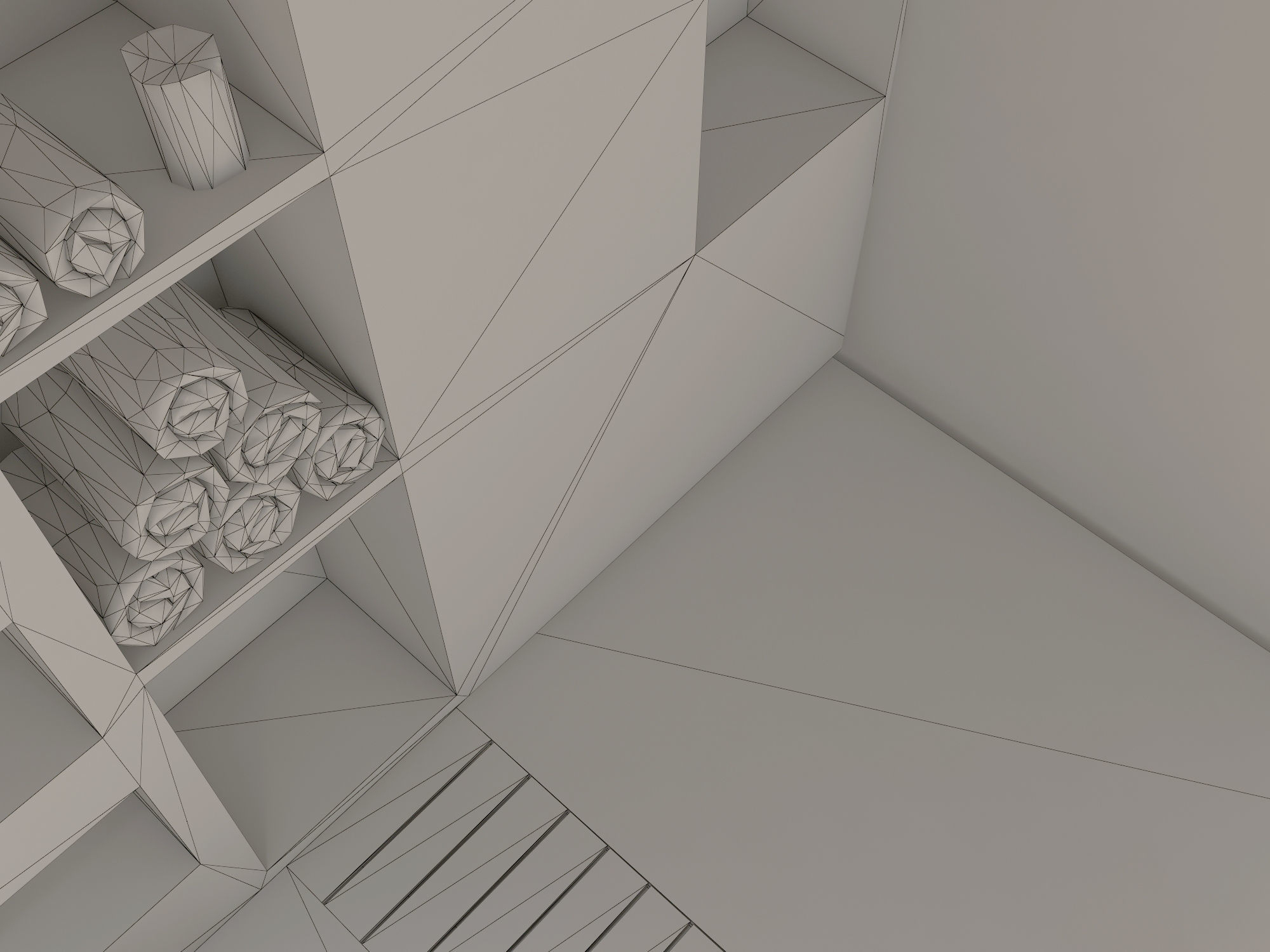 Bathroom 01 VR-ready Low-poly 3D model_16