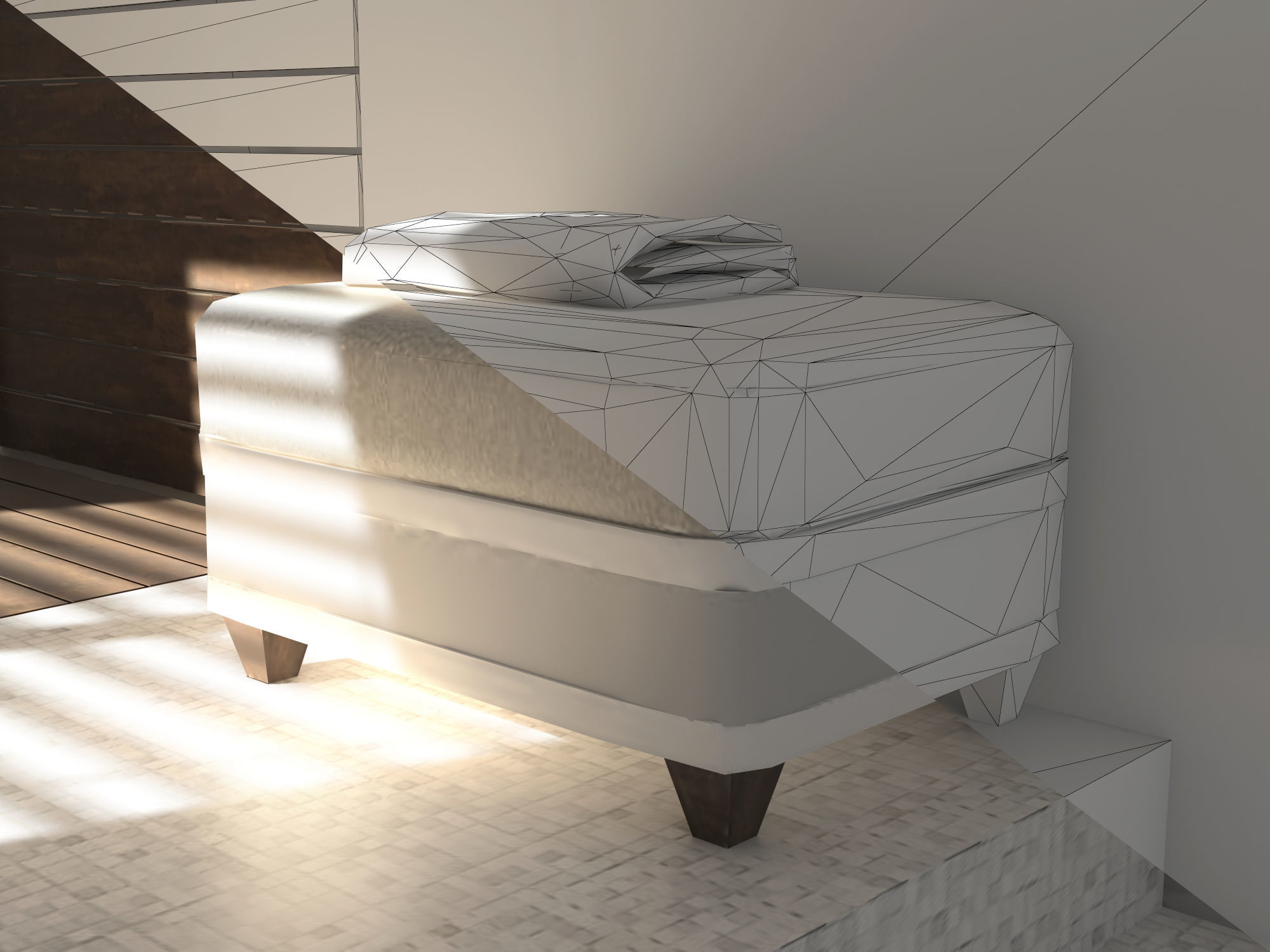 Bathroom 01 VR-ready Low-poly 3D model_3