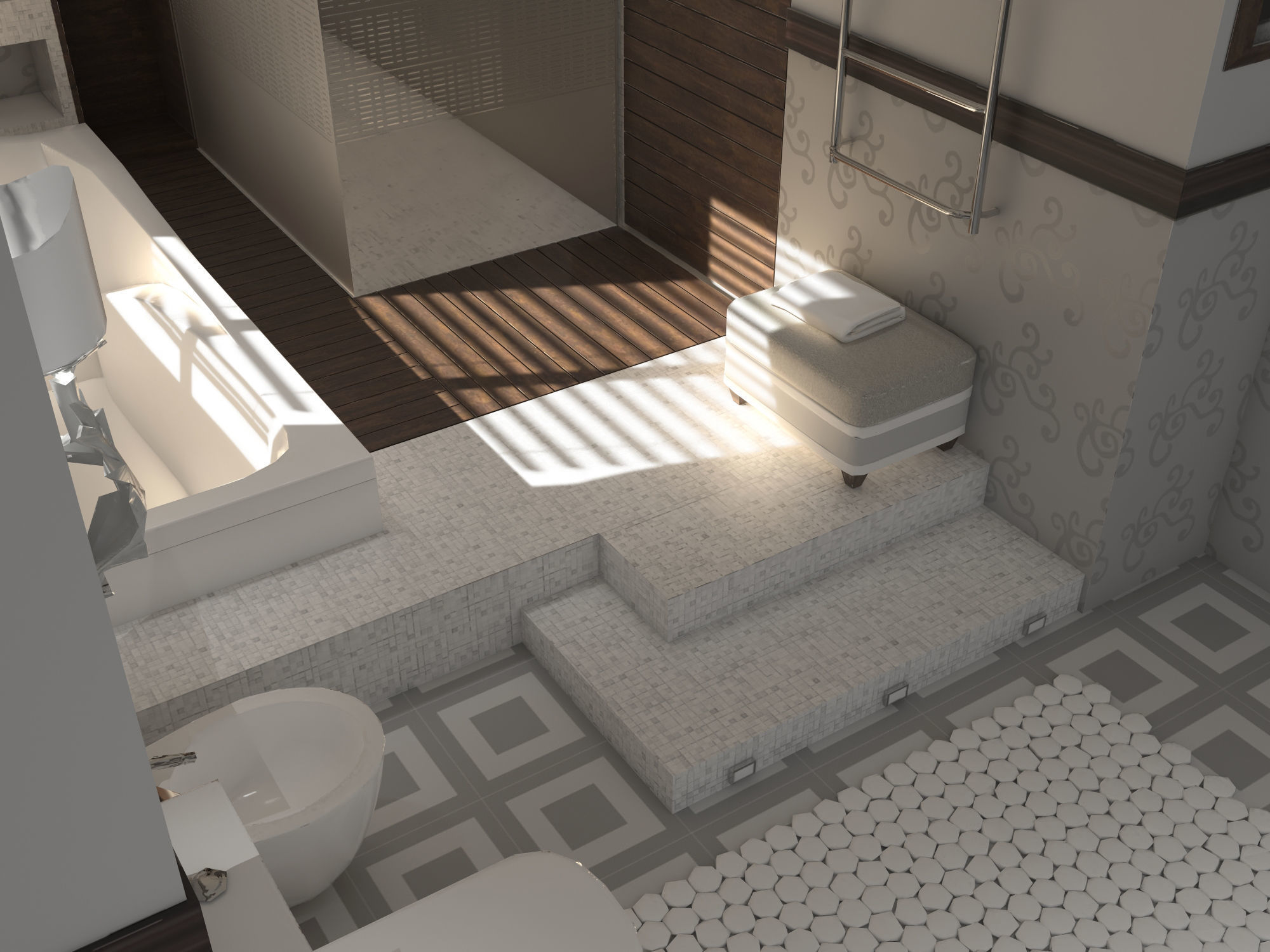 Bathroom 01 VR-ready Low-poly 3D model_8