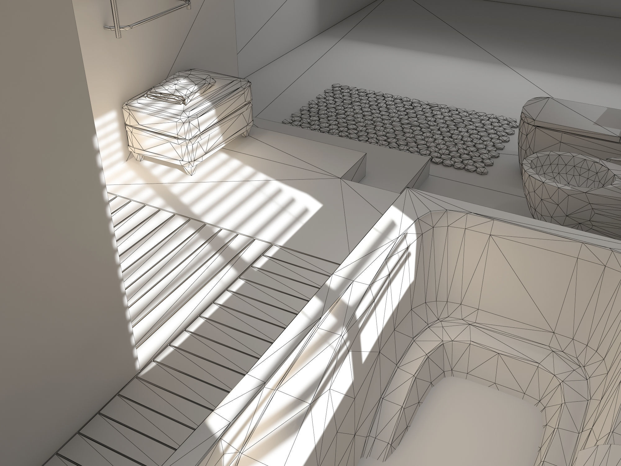 Bathroom 01 VR-ready Low-poly 3D model_17