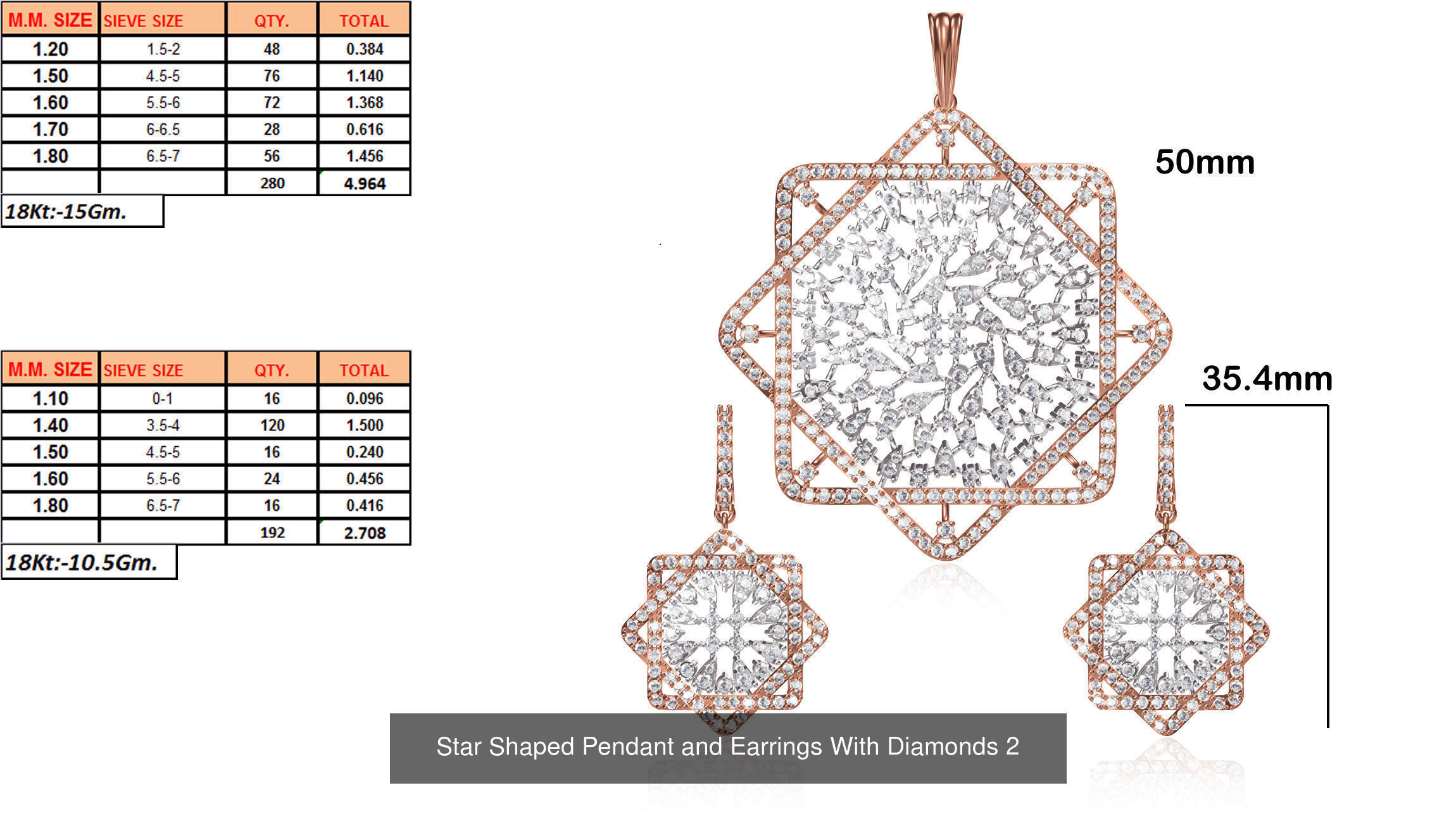 JEWELCAD 334 PENDANT SET FILES 3D Model Collection_125