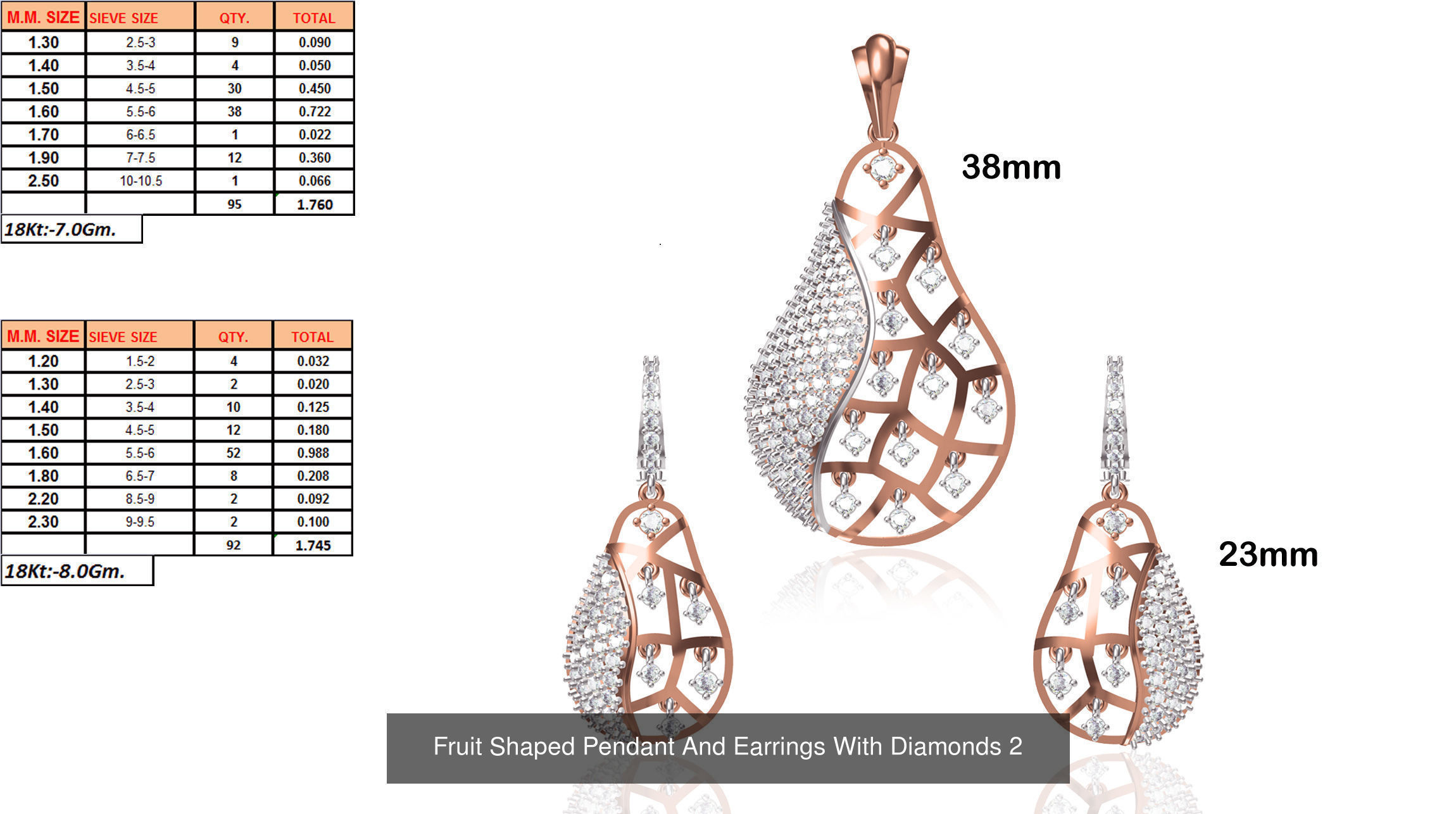 JEWELCAD 334 PENDANT SET FILES 3D Model Collection_133